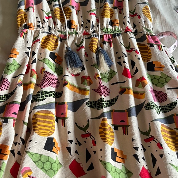 THML Beige Geometric Pattern Maxi-Dress - Picture 5 of 8